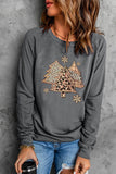 French Terry Cotton Blend Pullover Sweatshirt