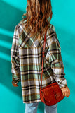 Plaid Shacket with Pocket