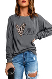 French Terry Cotton Blend Pullover Sweatshirt