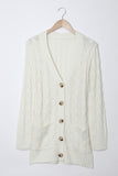 Button Pocket Knit Cardigan