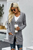 Button Pocket Knit Cardigan