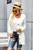 Button Pocket Knit Cardigan