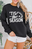 Plain Crew Neck Pullover Sweatshirt