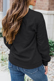 Plain Crew Neck Pullover Sweatshirt